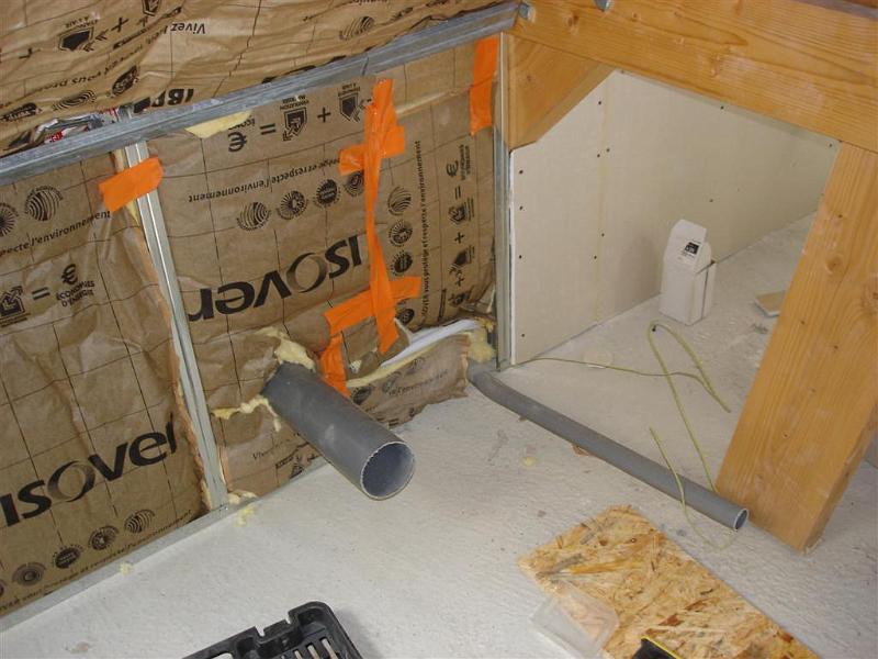 evac toilette etage et douche